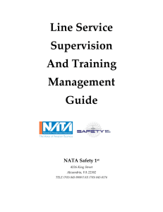 Line Service Supervision And Training Management Guide