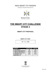 Chennai (SCP) - Smart Cities