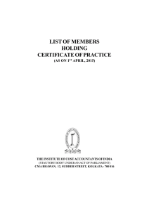 Practising Member Complete List