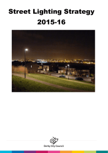 Street Lighting Strategy 2015-16