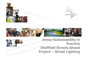 Amey Sustainability in Practice Sheffield Streets Ahead Project