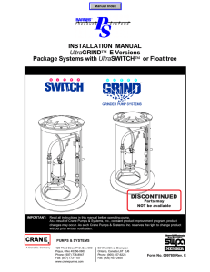 caution - Crane Pumps