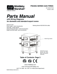 PS540GS Replacement Parts List.p65