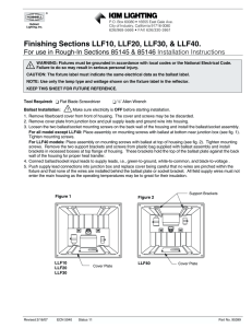 LLF10-LLF40 Install