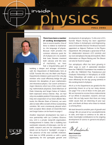 reading in Fall 2006`s Inside Physics