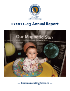 2012 Annual Report - Astronomical Society of the Pacific
