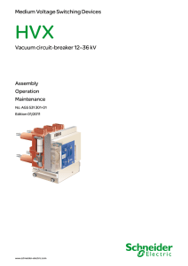Medium Voltage Switching Devices Vacuum circuit