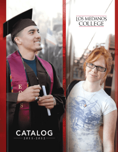 CATALOG - Los Medanos College