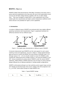 MOSFETs Basics