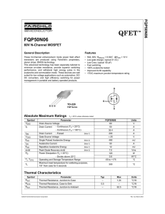 FQP50N06 60V N-Channel MOSFET