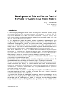 Development of Safe and Secure Control Software for Autonomous