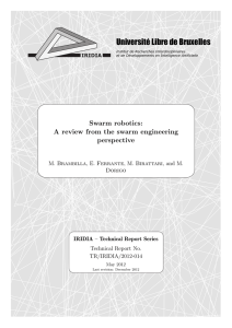 Swarm robotics: A review from the swarm engineering