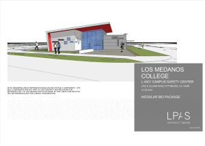 Modular Bid Package - Contra Costa Community College District