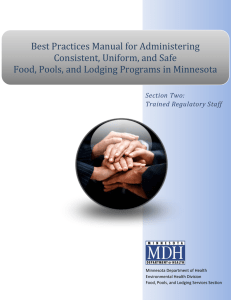 Best Practices Manual for Administering Consistent, Uniform, and