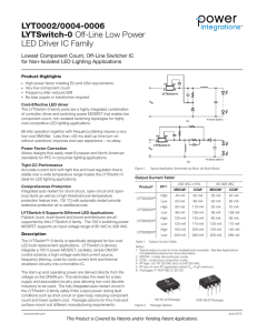 LYT0002/0004-0006 LYTSwitch-0 Off