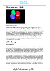 Light-emitting diode - Digital Electronic : Siegfried Lehrer GmbH