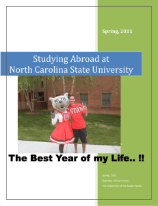 Studying Abroad at North Carolina State University