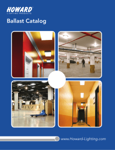 Ballast Catalog - Howard Lighting