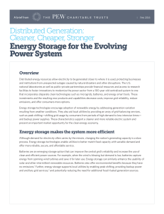 Energy Storage for the Evolving Power System