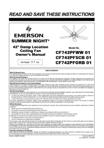 CF742PF - 42" Summer Night