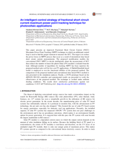 An intelligent control strategy of fractional short circuit current