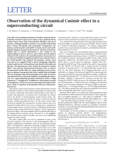 Observation of the dynamical Casimir effect in a superconducting
