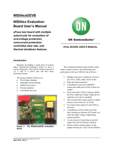 NIS54xxGEVB NIS54xx Evaluation Board User`s Manual