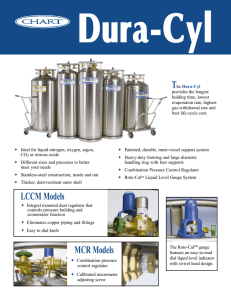 Cryogenic Liquid Storage Cylinders