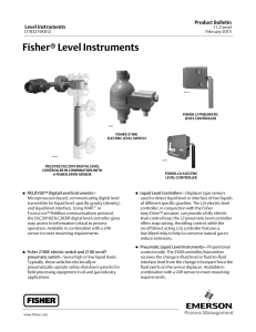 Fisherr Level Instruments - Welcome to Emerson Process