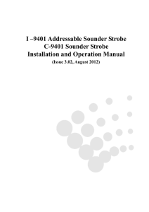 C-9401 Conventional Sounder Strobe