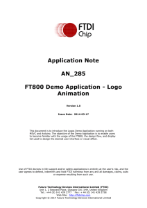 FT800 Demo Application - Logo Animation