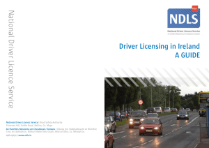 Driver Licensing in Ireland A GUIDE