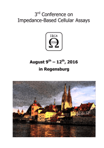 Book of Abstracts IBCA2016 - Impedance