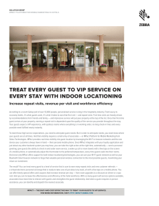 MPact Hotel Solution Brief: Treat every guest to VIP service on every
