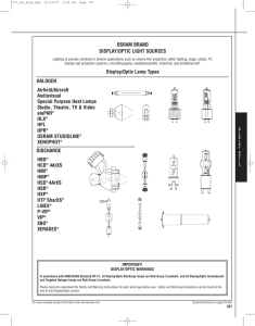 OSI Lamp and Ballast Catalog