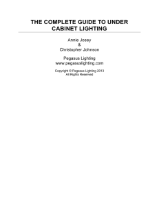 the complete guide to under cabinet lighting - Free