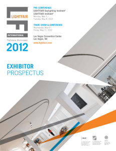 exhibitor PROSPECTUS - Lightfair International