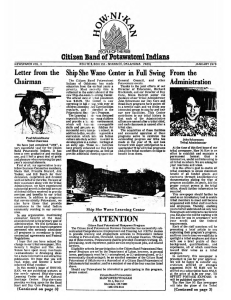 Newspaper Vol. 1 - January 1979