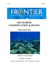 Fiji Science Report
