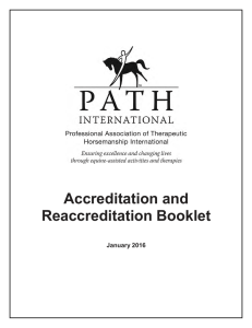 Accreditation and Reaccreditation Booklet