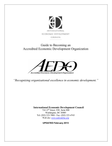 Guide to Becoming an Accredited Economic Development
