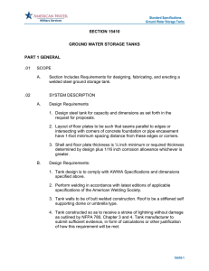section 15410 ground water storage tanks