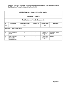 Addendum-1 - Delhi Metro