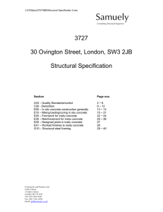 Structural Specification A