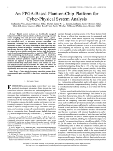 An FPGA-Based Plant-on-Chip Platform for Cyber