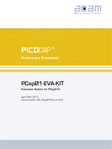 PCapØ1-EVA-KIT - acam messelectronic gmbh