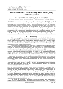 Realization of Multi Converter Using Unified Power Quality