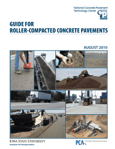 guide for roller-compacted concrete pavements