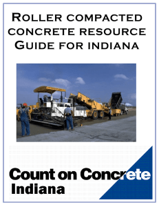 roller compacted concrete resource guide for indiana