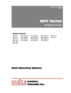 MPC-Series Mounting Options